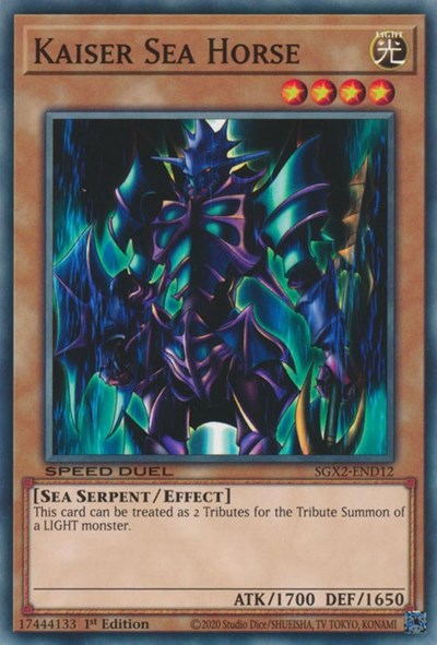 Kaiser Sea Horse (SGX2-END12) [Speed Duel GX: Midterm Paradox]