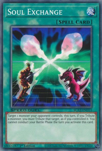 Soul Exchange (SGX2-END15) [Speed Duel GX: Midterm Paradox]