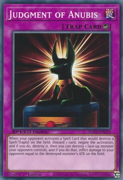 Judgment of Anubis (SGX2-END19) [Speed Duel GX: Midterm Paradox]
