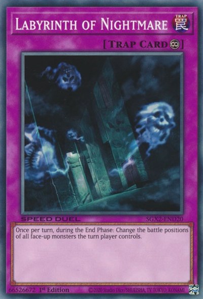 Labyrinth of Nightmare (SGX2-END20) [Speed Duel GX: Midterm Paradox]
