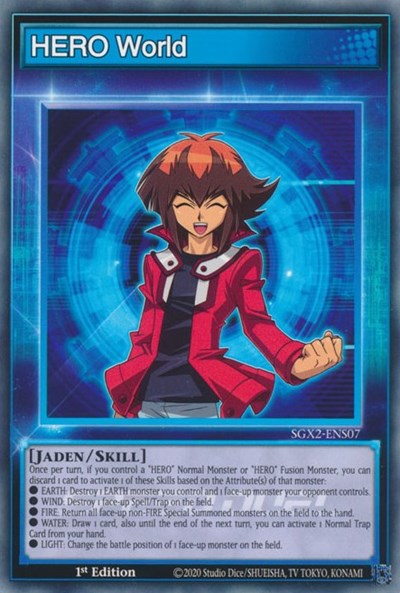HERO World (SGX2-ENS07) [Speed Duel GX: Midterm Paradox]