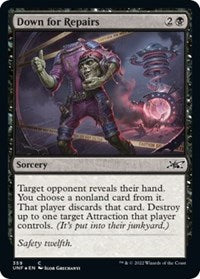 Down for Repairs (Galaxy Foil) (359) [Unfinity]