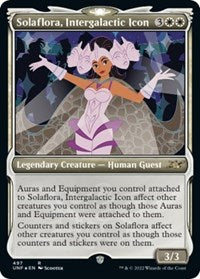 Solaflora, Intergalactic Icon (Showcase) (Galaxy Foil) (497) [Unfinity]