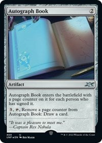 Autograph Book (Galaxy Foil) (469) [Unfinity]