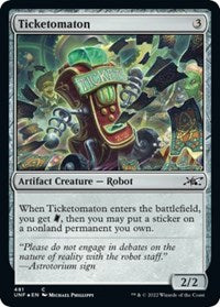 Ticketomaton (Galaxy Foil) (481) [Unfinity]