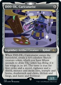 D00-DL, Caricaturist (Showcase) (Galaxy Foil) (525) [Unfinity]