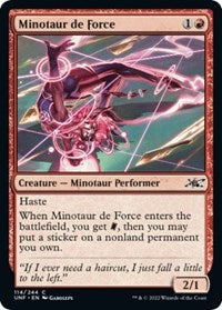 Minotaur de Force (114) [Unfinity]