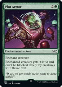 Plot Armor (Galaxy Foil) (438) [Unfinity]