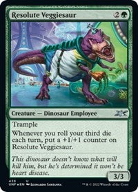Resolute Veggiesaur (Galaxy Foil) (439) [Unfinity]