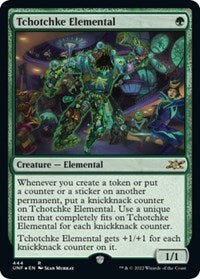 Tchotchke Elemental (Galaxy Foil) (444) [Unfinity]