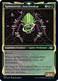 Spinnerette, Arachnobat (Showcase) (Galaxy Foil) (522) [Unfinity]