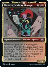 Monoxa, Midway Manager (Showcase) (Galaxy Foil) (516) [Unfinity]