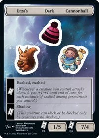 Urza's Dark Cannonball (4) [Unfinity]