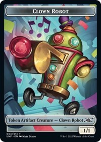 Clown Robot Token (003) (3) [Unfinity]