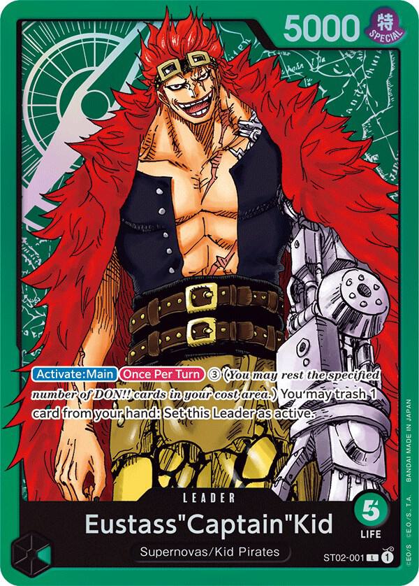 Eustass"Captain"Kid (001) (ST02-001) [Starter Deck 2: Worst Generation]