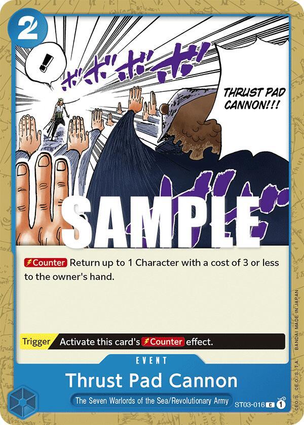 Thrust Pad Cannon (ST03-016) [Starter Deck 3: The Seven Warlords of The Sea]