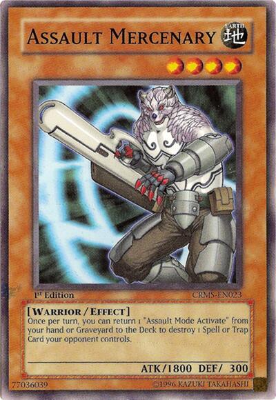 Assault Mercenary (CRMS-EN023) [Crimson Crisis]