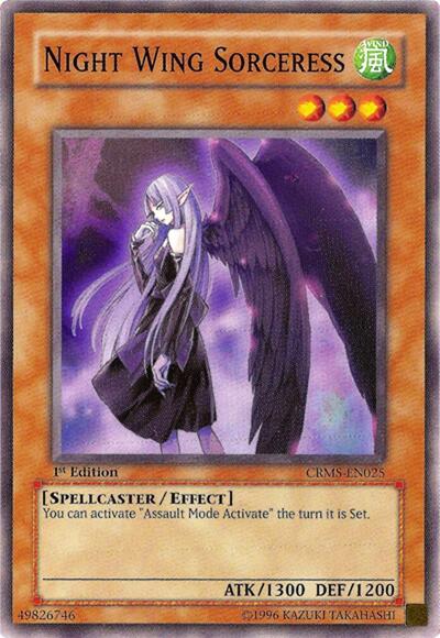 Night Wing Sorceress (CRMS-EN025) [Crimson Crisis]