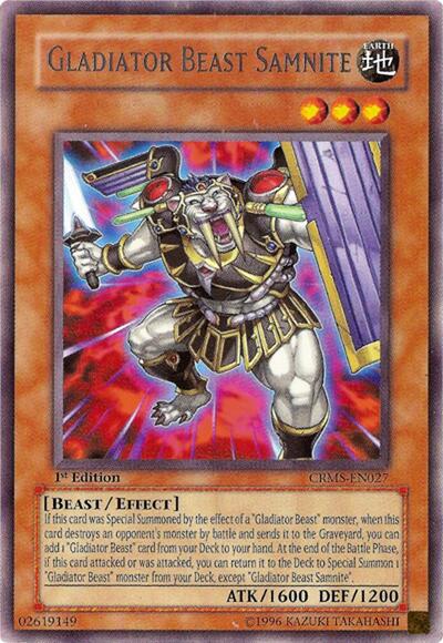 Gladiator Beast Samnite (CRMS-EN027) [Crimson Crisis]