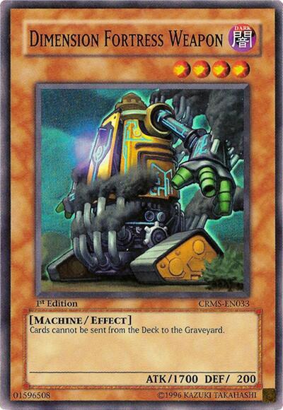 Dimension Fortress Weapon (CRMS-EN033) [Crimson Crisis]