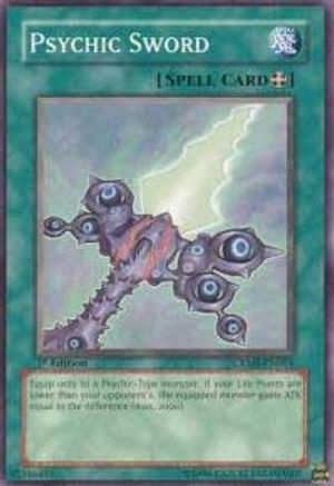 Psychic Sword (CRMS-EN054) - Crimson Crisis 1st Edition