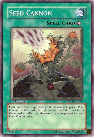 Seed Cannon (CRMS-EN057) [Crimson Crisis]