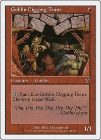 Goblin Digging Team (186) [7th Edition]