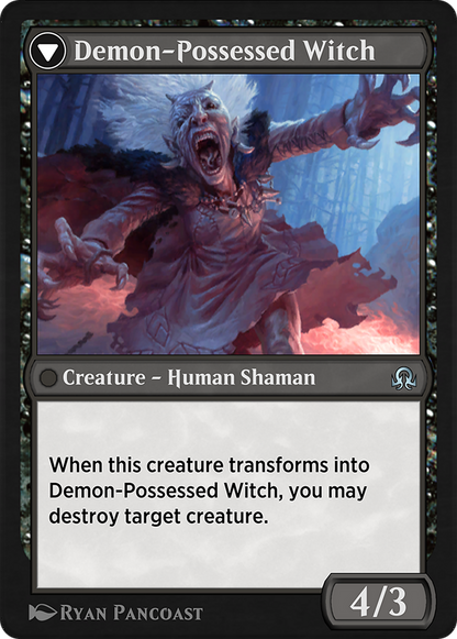 Kindly Stranger // Demon-Possessed Witch (SIR-107) - Shadows over Innistrad Remastered