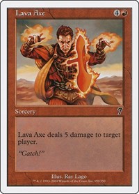 Lava Axe (199) [7th Edition]