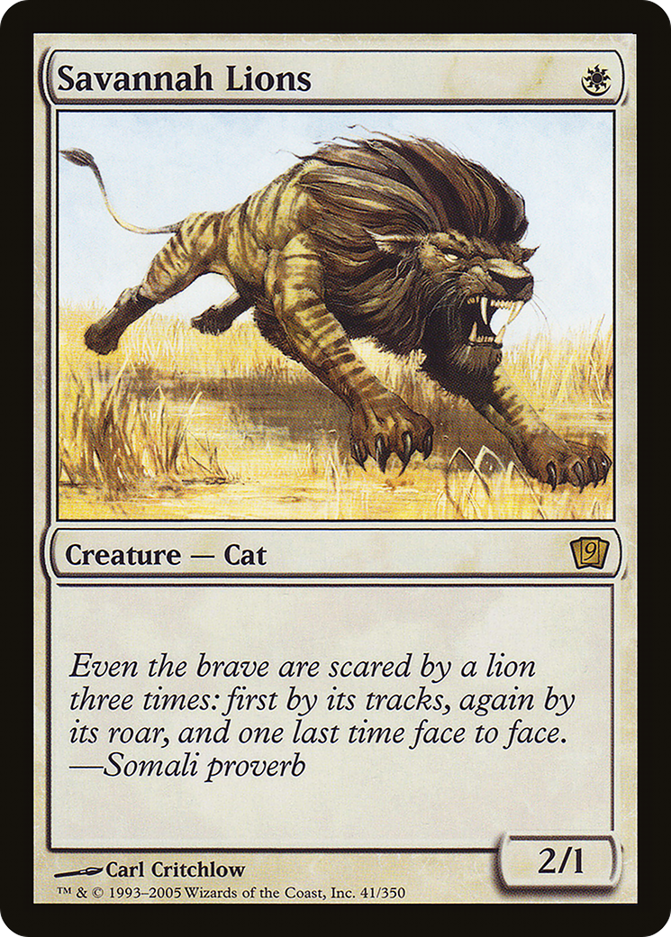 Savannah Lions (9ED-41★) - 9th Edition Foil