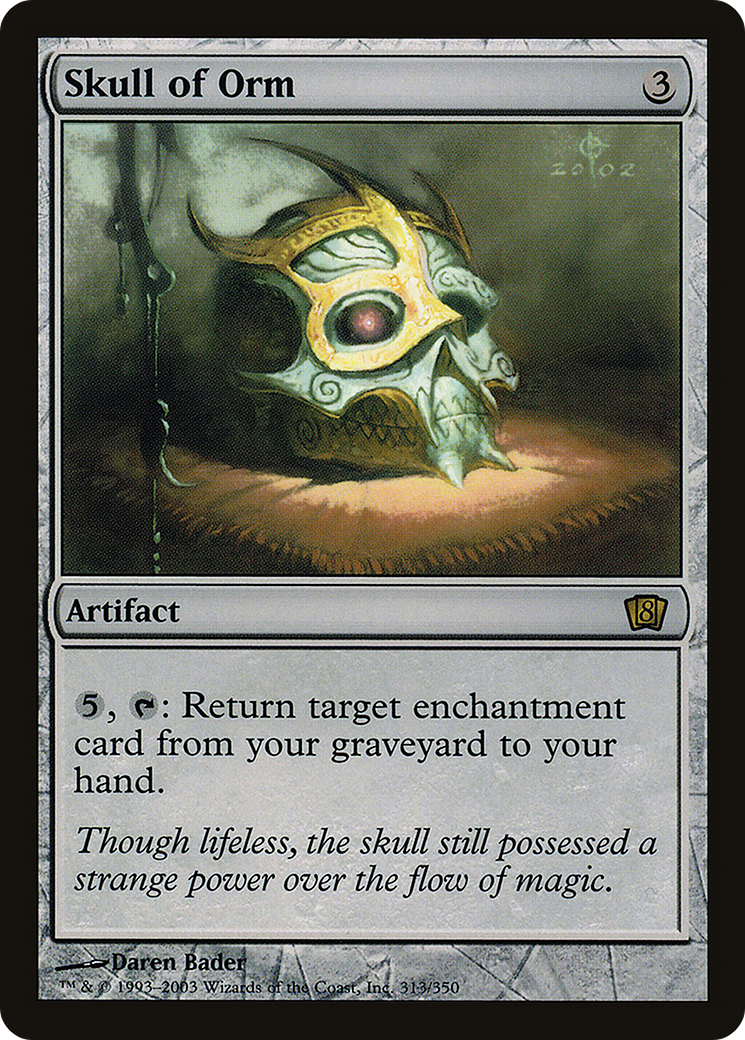 Skull of Orm (8ED-313★) - 8th Edition Foil