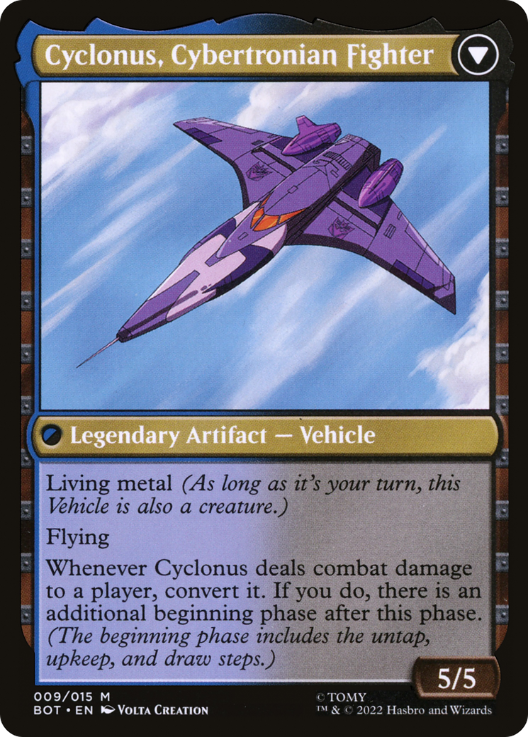 Cyclonus, the Saboteur (BOT-009) - Transformers: (convertdfc)