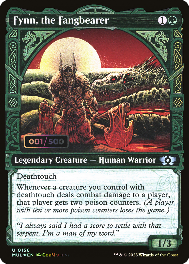 Fynn, the Fangbearer (Serial Numbered) (MUL-156Z) - Multiverse Legends: (Showcase) Foil