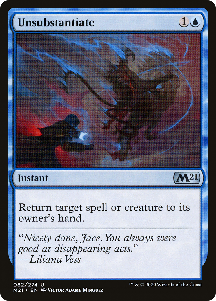 Unsubstantiate (M21-082) - Core Set 2021 Foil