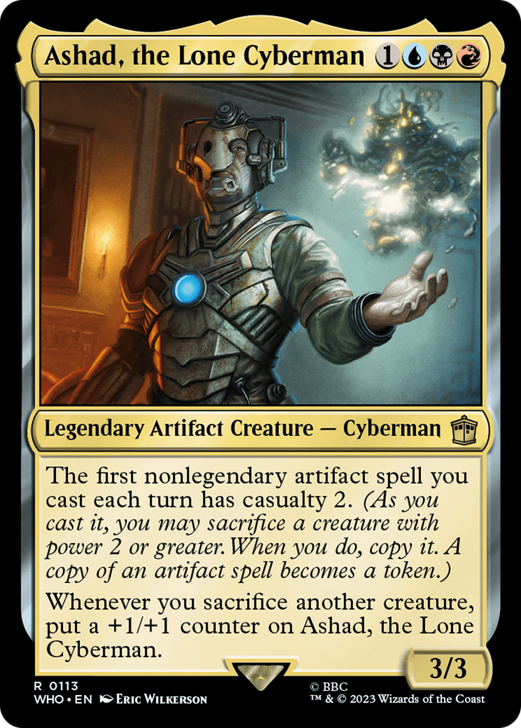 Ashad, the Lone Cyberman (WHO-113) - Doctor Who