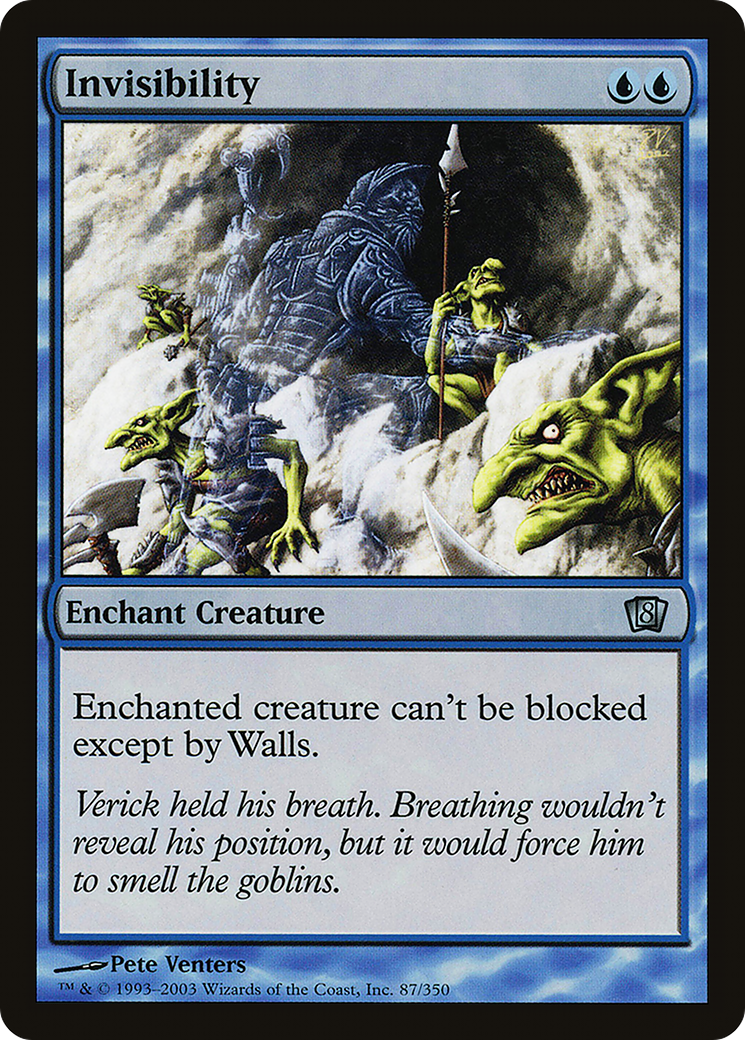 Invisibility (8ED-87★) - 8th Edition Foil