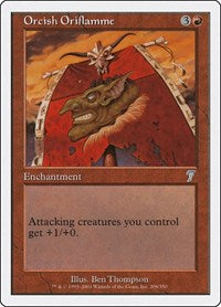 Orcish Oriflamme (206) [7th Edition]