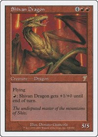 Shivan Dragon (218) [7th Edition]