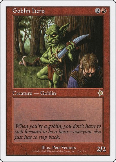 Goblin Hero (103) [Starter 1999]