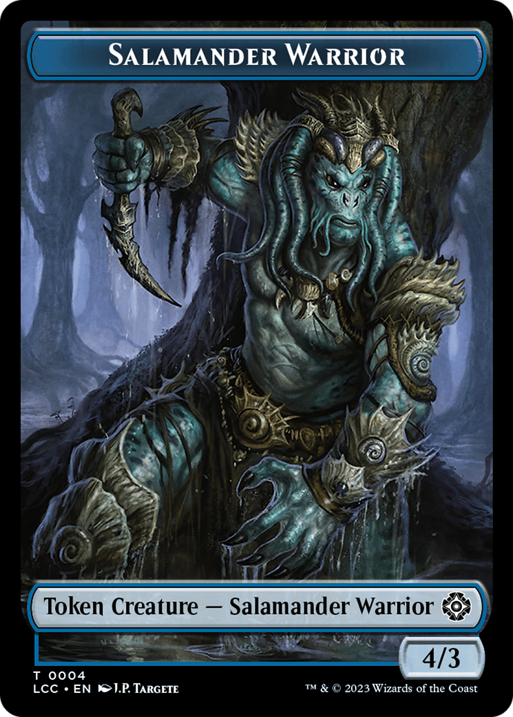 Salamander Warrior (TLCC-004) - The Lost Caverns of Ixalan Commander Tokens Foil