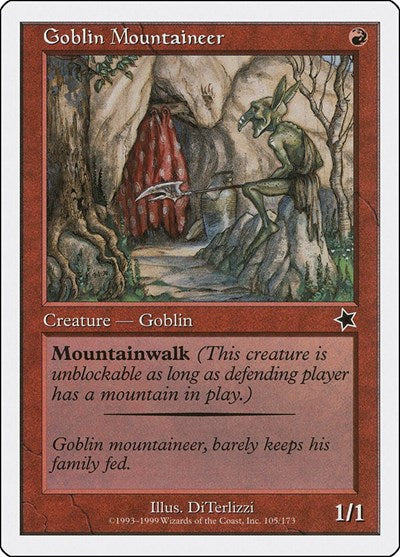 Goblin Mountaineer (105) [Starter 1999]