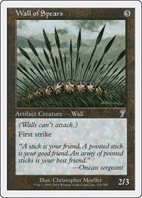 Wall of Spears (323) [7th Edition]
