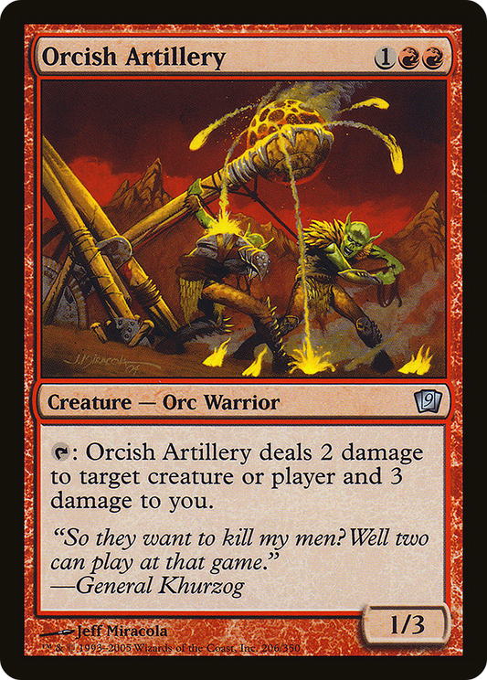 Orcish Artillery (9ED-206★) - 9th Edition