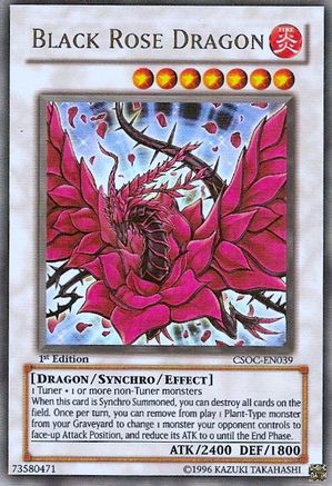Black Rose Dragon (CSOC-EN039) - Crossroads of Chaos 1st Edition