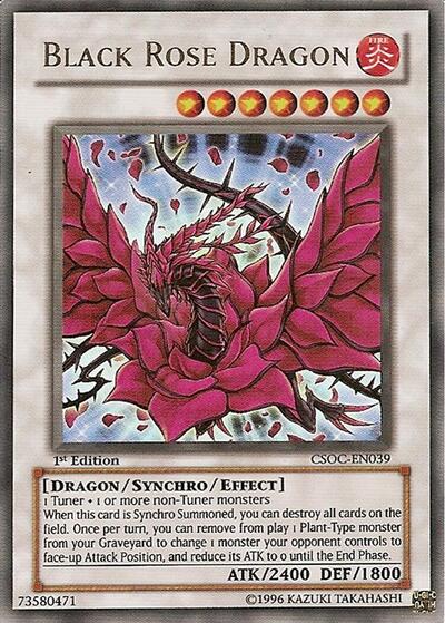 Black Rose Dragon (CSOC-EN039) [Crossroads of Chaos]