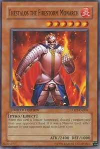 Thestalos the Firestorm Monarch (GLD2-EN008) [Gold Series 2009]
