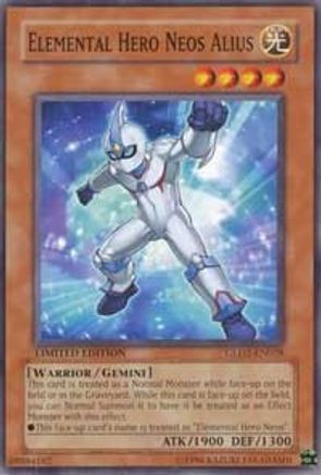 Elemental Hero Neos Alius (GLD2-EN028) - Gold Series 2009 Limited