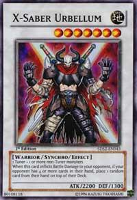 X-Saber Urbellum (5DS2-EN043) [5D's Starter Deck 2009]