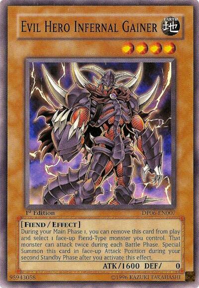Evil Hero Infernal Gainer (DP06-EN007) [Duelist Pack 6: Jaden Yuki 3]