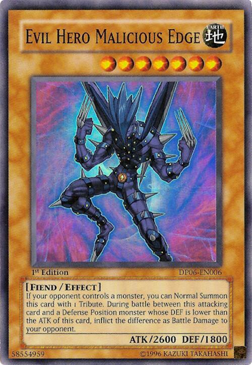 Evil Hero Malicious Edge (DP06-EN006) [Duelist Pack 6: Jaden Yuki 3]